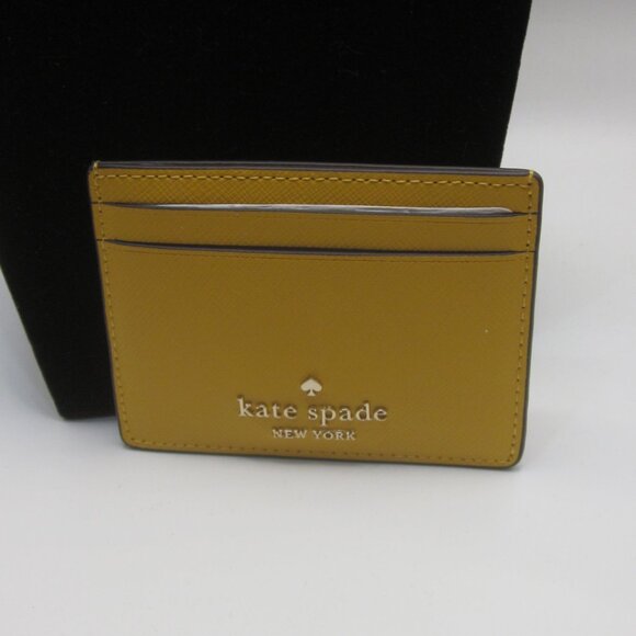 Kate Spade Mustard Yellow Cardholder - Picture 3 of 6